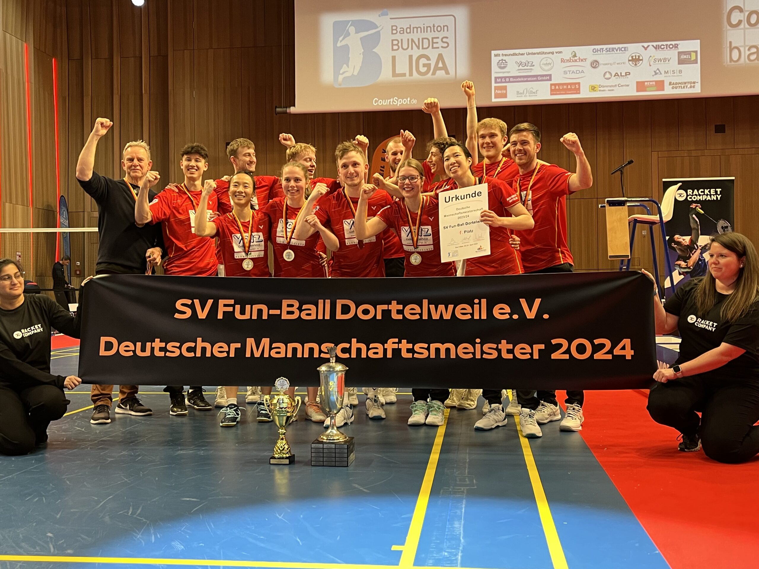 SV Fun-Ball Dortelweil zum ersten Mal Meister!